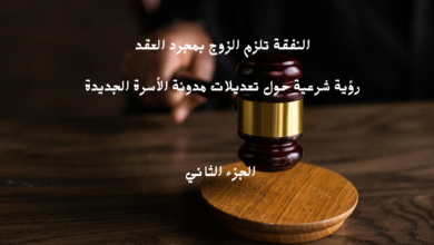 رؤية شرعية حول تعديلات مدونة الأسرة الجديدة الجزء الثاني/ محمد أمرير الاسوري